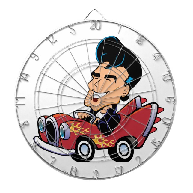Hot Rodder Dartscheibe (vorne)