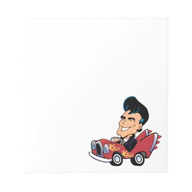 Hot Rodder Notizblock (Vorderseite)