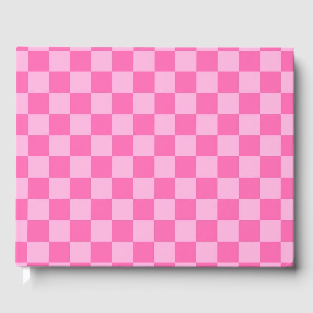Hot Roink Checkerboard Gästebuch (Vorderseite)