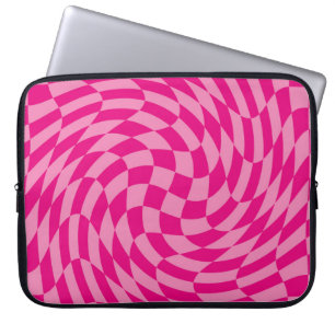 Hot Roink Wavy Checkerboard Laptopschutzhülle