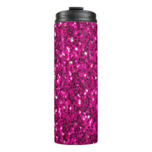 Hot-Rosa-Glitzern Imitate Glitzer Thermosbecher