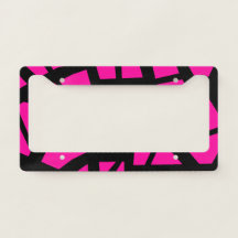 Hot-Rosa-Rahmen für die "cracked"-Entwurfslizenz