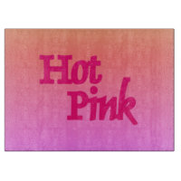 Hot rosa Reverse-Glas-Schneidplatte