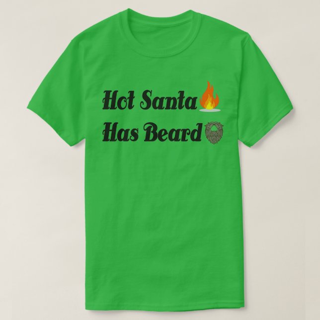 Hot Santa hat Bart T-Shirt (Design vorne)
