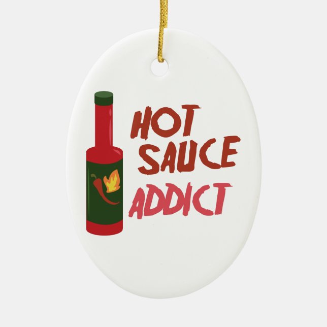 Hot Sauce Addict Keramikornament (Vorne)