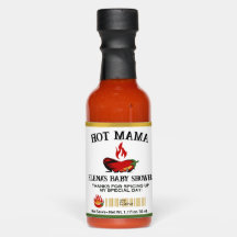 Hot Sauce - EIN HEISSES MAMA Gastgeschenke BABY SH