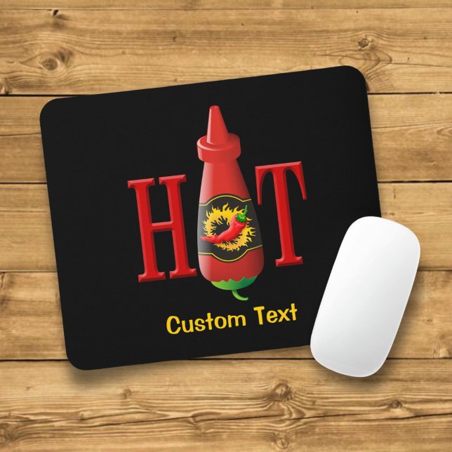 Hot Sauce Flasche Maus Pad Mousepad (Von Creator hochgeladen)