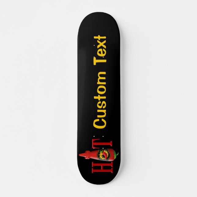 Hot Sauce Flasche Skateboard (Vorne)