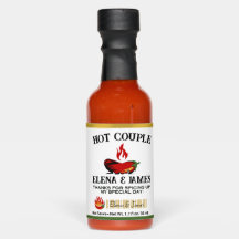 Hot Sauce - Hot Couple Gastgeschenke - Hot Sau