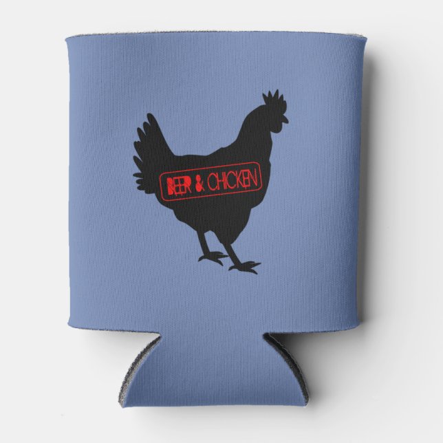 Hot Sauce in Chicken Dosenkühler (Vorderseite)