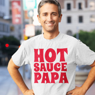 HOT SAUCE PAPA MENS VATER T - SHIRT