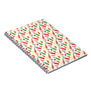 Hot Sauce Pattern Notizblock