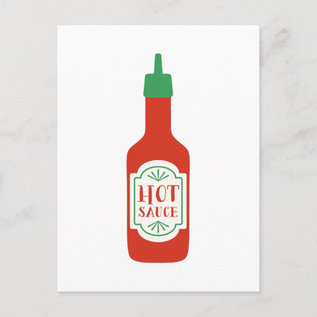Hot Sauce Postkarte (Vorderseite)