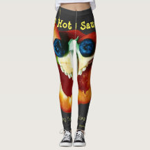 Hot & Saucy Leggings: Mr. Pepper Face von Hattwood