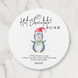 Hot-Schokolade-Bombe-Tag.Winter-Kakao-Bombe Geschenkanhänger