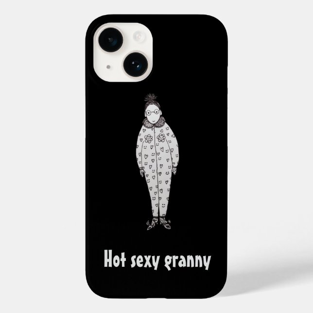 Hot sexy granny Case-Mate iPhone hülle (Rückseite)