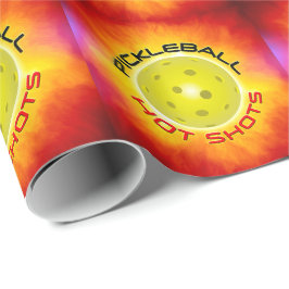 Hot Shots bei Pickleball 1 Wrapping Paper Geschenkpapier