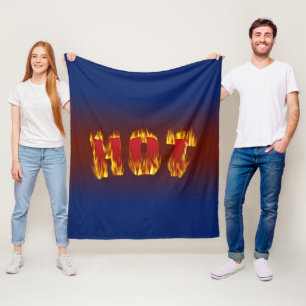 Hot Sign Fleecedecke