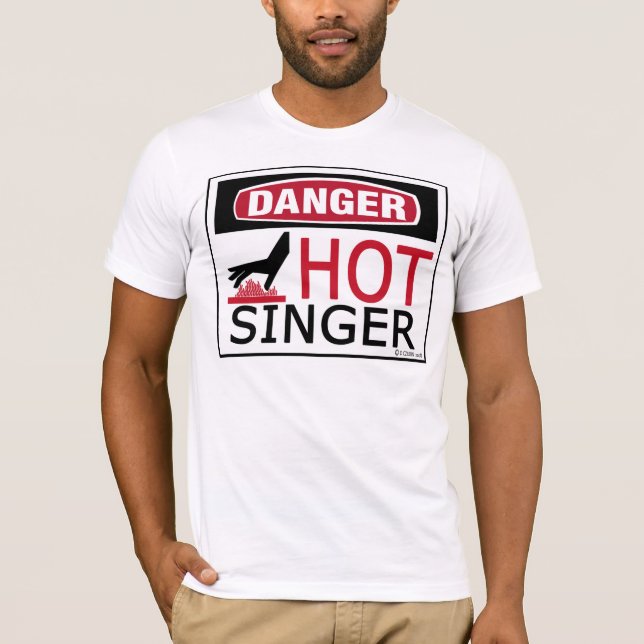 Hot Singer T-Shirt (Vorderseite)