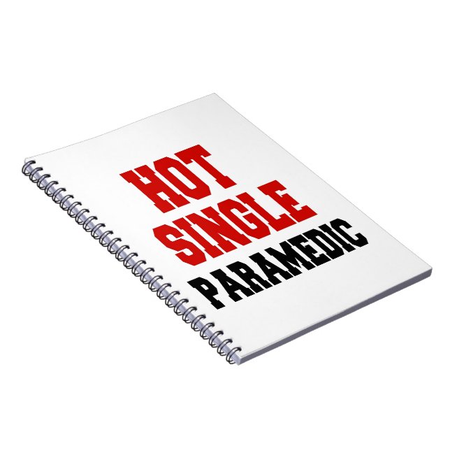 Hot Single Paramedic Notizblock (Rechte Seite)