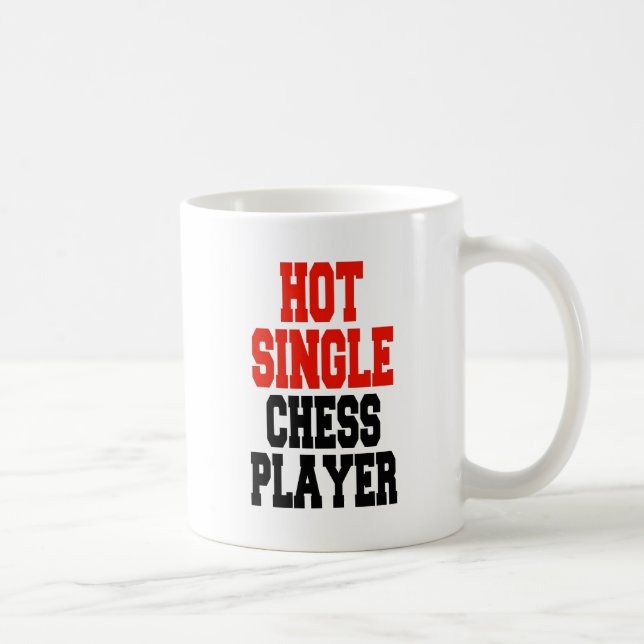 Hot Single Schachspieler Tasse (Rechts)