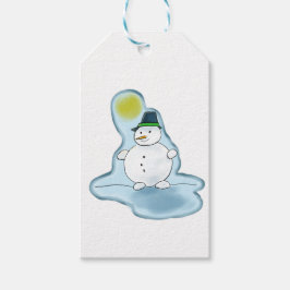 Hot Snowman Geschenkanhänger