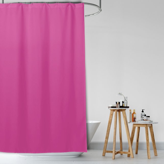 Hot Solid Minimalistisch, farblos, mehrfarbig, ros Duschvorhang (Hot Solid Minimalist Unicolored Mulberry Pink Shower Curtain)