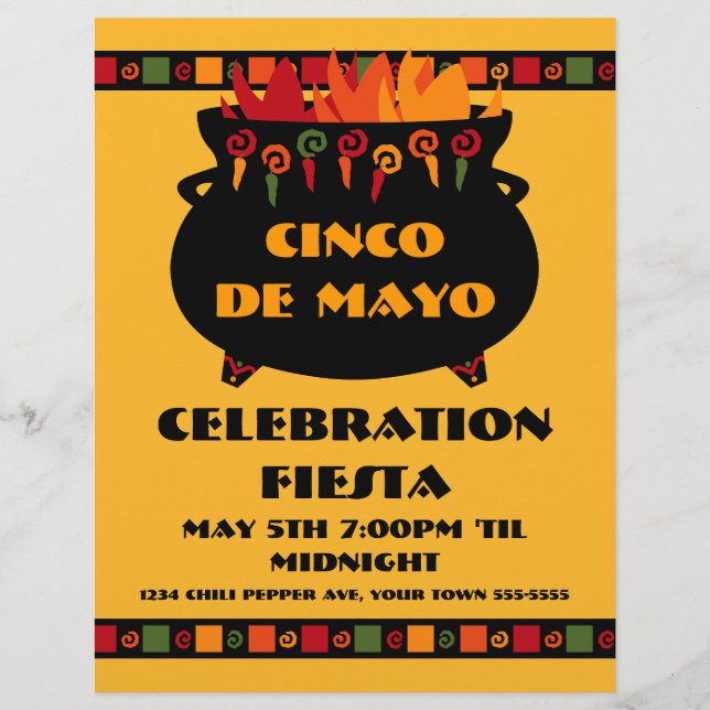 Hot & Spicy Fiesta Flyer (Vorne)