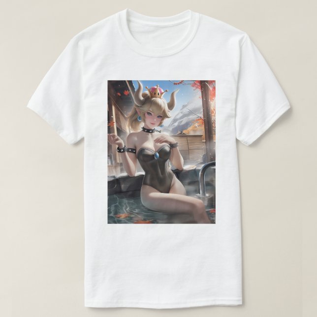 Hot Spring Turtle Queen 75 T-Shirt (Design vorne)