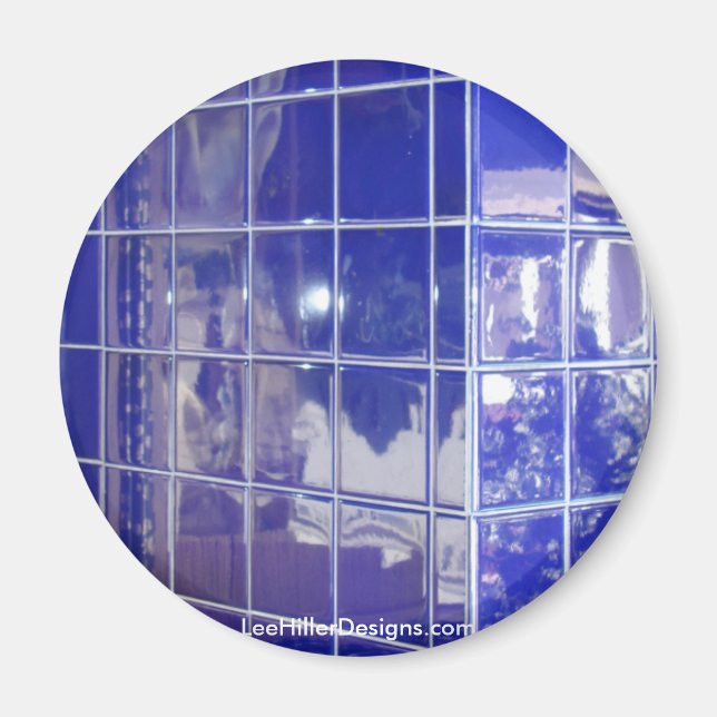 Hot Springs, AR BlueTile Reflection Geschenke Appa Magnet (Vorne)