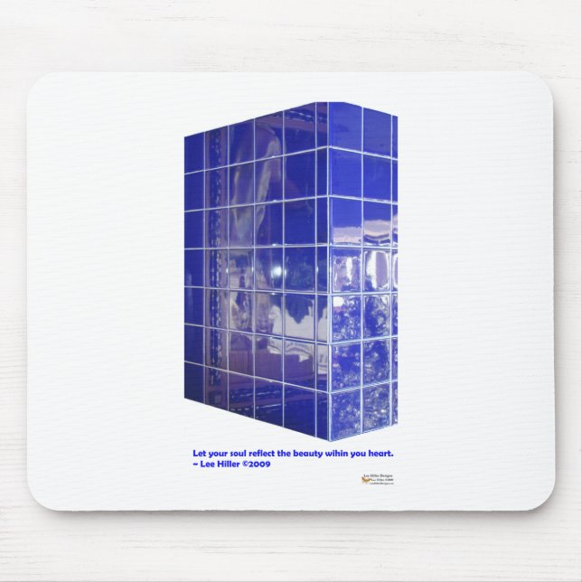 Hot Springs, AR BlueTile Reflection Geschenke Appa Mousepad (Vorne)