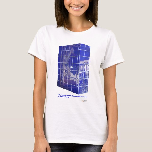 Hot Springs, AR BlueTile Reflection Geschenke Appa T-Shirt (Vorderseite)