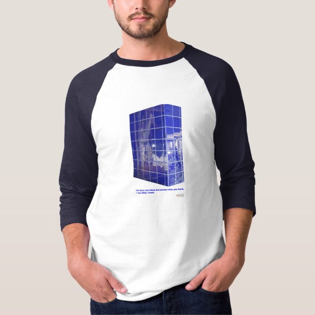 Hot Springs, AR BlueTile Reflection Geschenke Appa T-Shirt (Vorderseite)