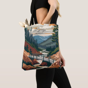 Hot Springs Arkansas Vintage Reise Illustration
