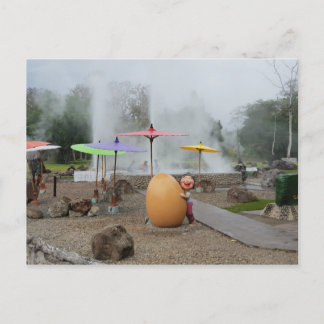 Hot Springs in Chiang Mai Thailand Postkarte