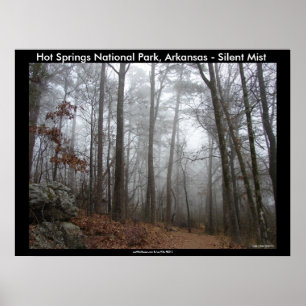 Hot Springs National Park, AR - Silent Mist Poster