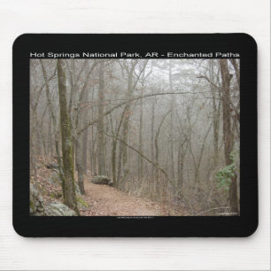 Hot Springs National Park, AR - Verzauberte Wege Mousepad