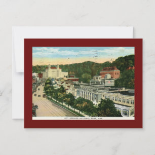 Hot Springs National Park, AR Vintage Antik Postkarte