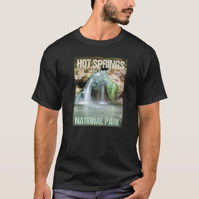 Hot Springs National Park Arkansas Poster T-Shirt (Vorderseite)