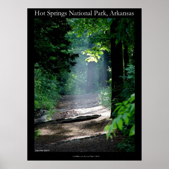 Hot Springs National Park Dead Chief Trail Poster (Vorne)