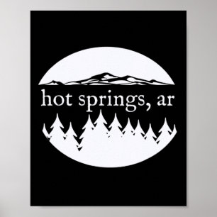 Hot Springs National Park In Arkansas Natururlaub Poster
