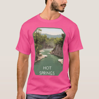 Hot Springs National Park Vintage Reise Kunst T-Shirt