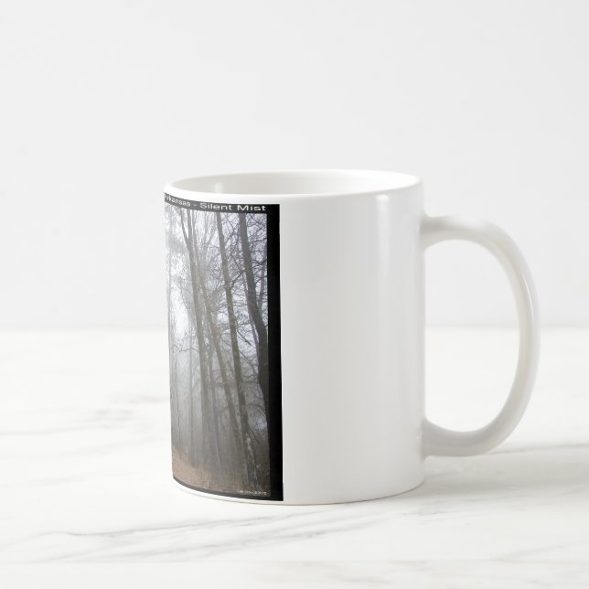 Hot Springs Nationalpark, AR Silent Mist Geschenke Tasse (Rechts)