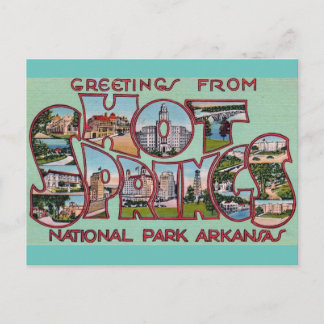 Hot Springs Nationalpark Arkansas Postcard Postkarte