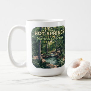 Hot Springs Nationalpark Arkansas Retro Kaffeetasse