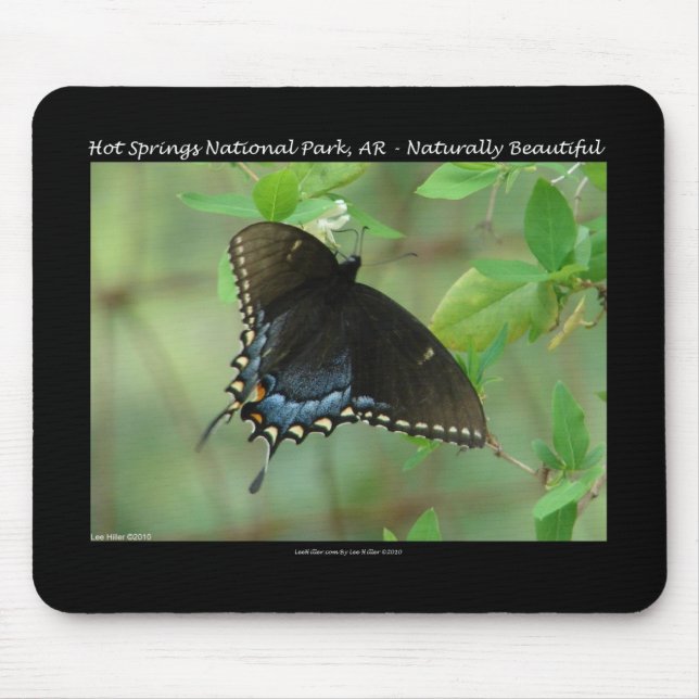 Hot Springs Nationalpark Frack Butterfly Mousepad (Vorne)