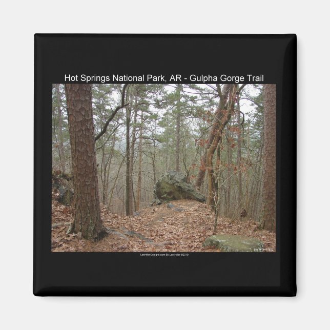 Hot Springs Nationalpark Gulpha Gorge Trail Magnet (Vorne)