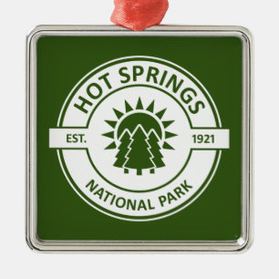 Hot Springs-Nationalpark Ornament Aus Metall