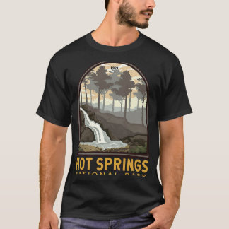 Hot Springs Nationalpark Vintages Emblem T-Shirt