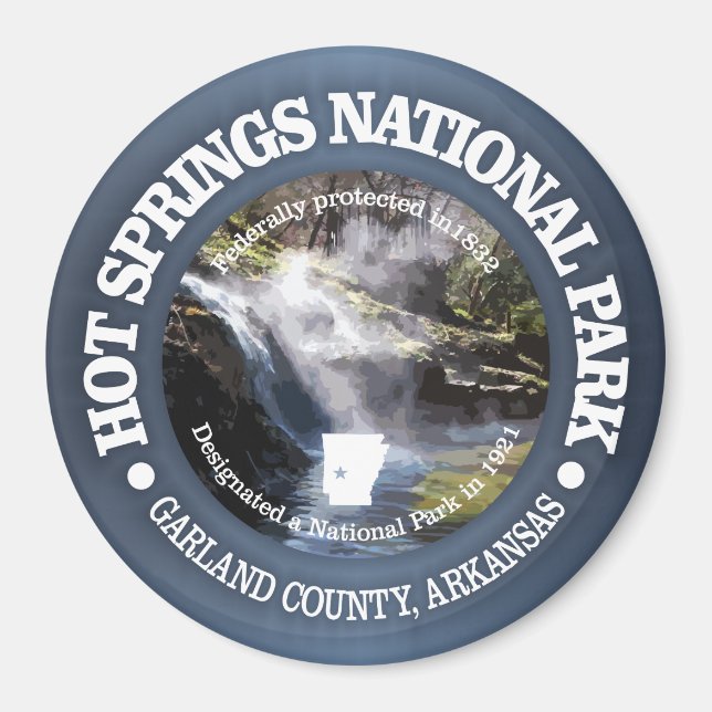 Hot Springs NP Magnet (Vorne)